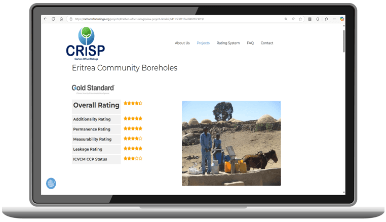 CRISP project rating detail