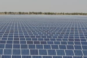 Solar power plant in India